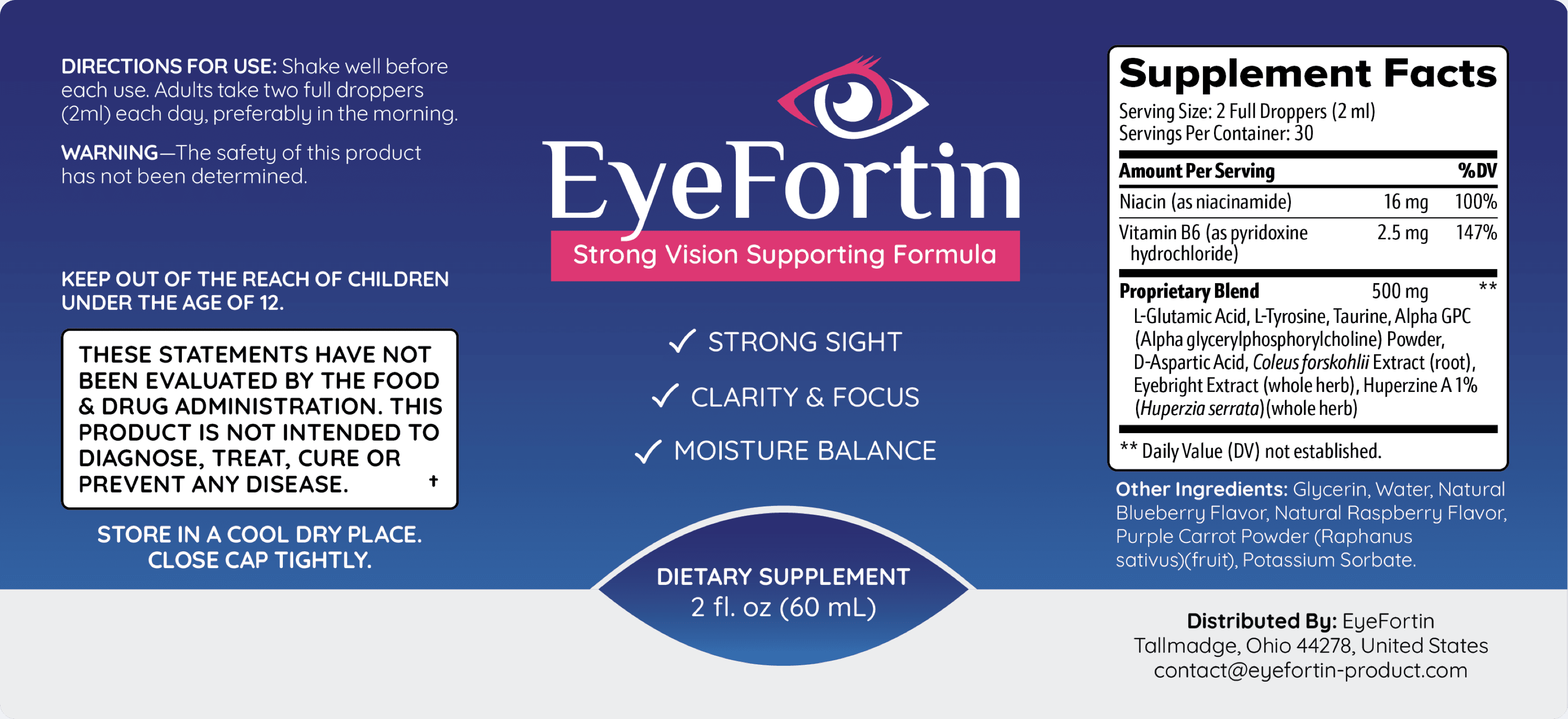 EyeFortin Label